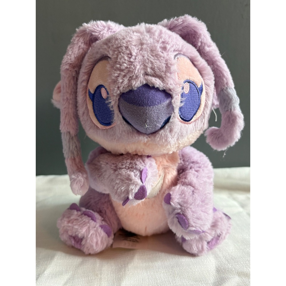 Disney Store Angel Plush Lilo & Stitch Experiment 624 Lavender Purple Fuzzy Toy